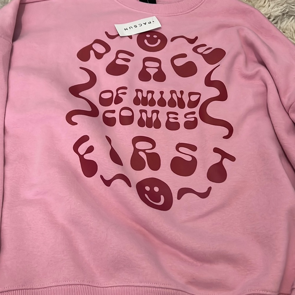 Pacsun pink sweatshirt